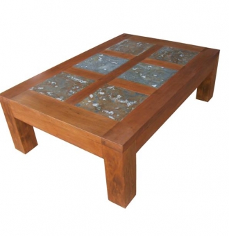 Código: MEC-17<br>MESA DE CENTRO PIEDRA G