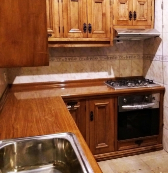 Código: Codigo 06<br>COCINA MADERA ROBLE