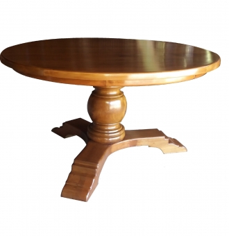 Código: MCC-17<br>MESA COMEDOR c REDONDA PIÑA