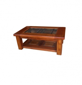 Código: MEC-19<br>MESA CENTRO REJA Y REPISA