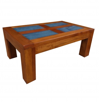 Código: MEC-25<br>MESA CENTRO LISA PIEDRA