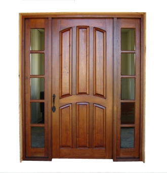 Código: PRT-08<br>PUERTA INGLESA CON VENTANAS