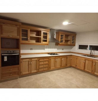 Código: COCINA<br>COCINA MADERA CUBIERTA GRANITO GRIS MARA